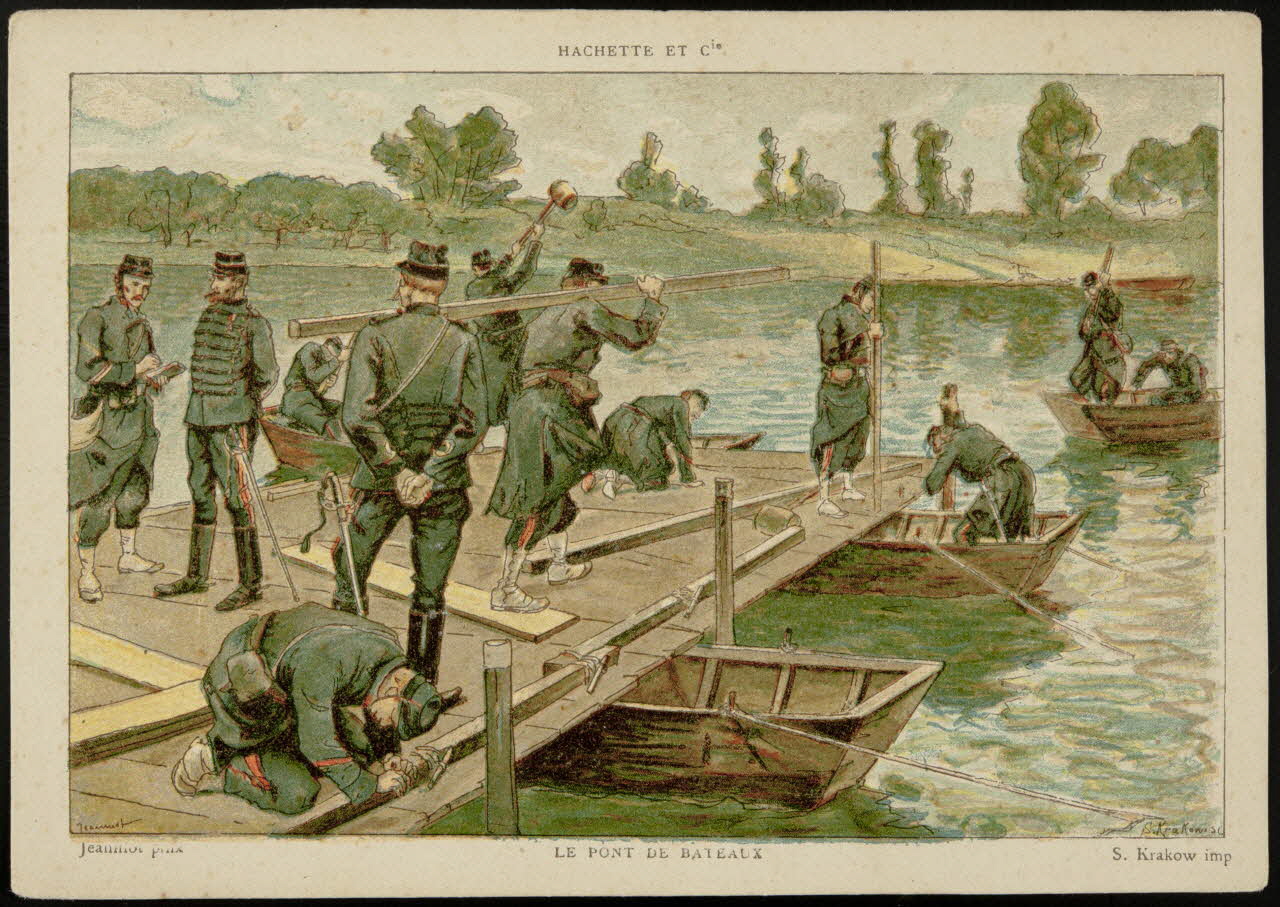 Jeanniot ; Hachette ; Krakow K. carte réclame chromo Paris 1878-1914 1995.1.2560.8 Photo