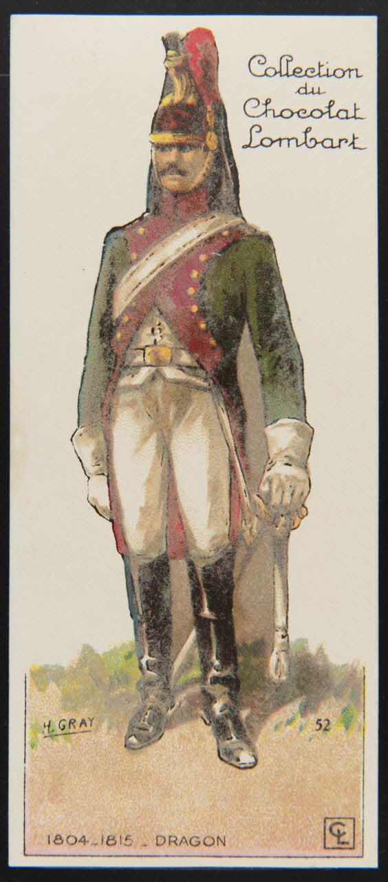 Henri Gray ; Michel Bouquet / Maurice Barry carte réclame chromo Paris 1910-1920 1995.1.2563.1 Photo