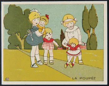 H.A.? ; Michel Bouquet / Maurice Barry carte réclame chromo Paris 1910-1920 1995.1.2566.4 Photo