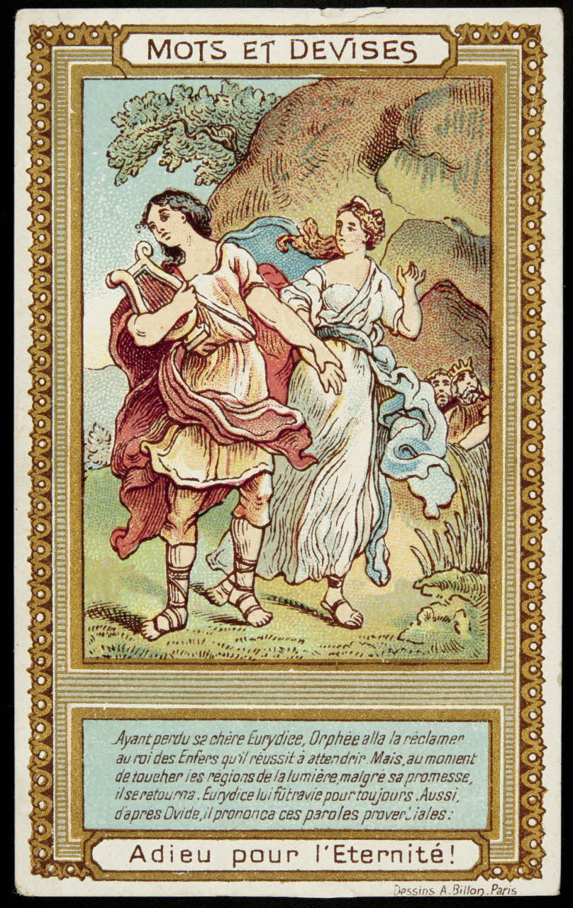 A. Billon carte réclame chromo Paris 1900-1915 1995.1.2569.1 Photo