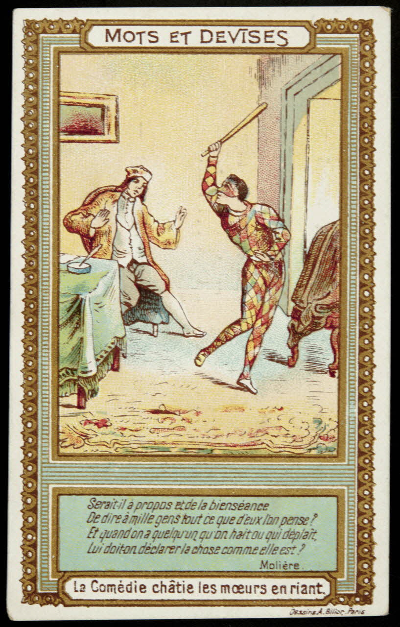 A. Billon carte réclame chromo Paris 1900-1915 1995.1.2569.10 Photo