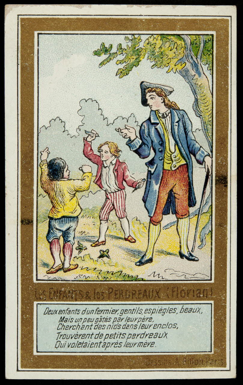 A. Billon carte réclame chromo Paris 1900-1915 1995.1.2570.13 Photo