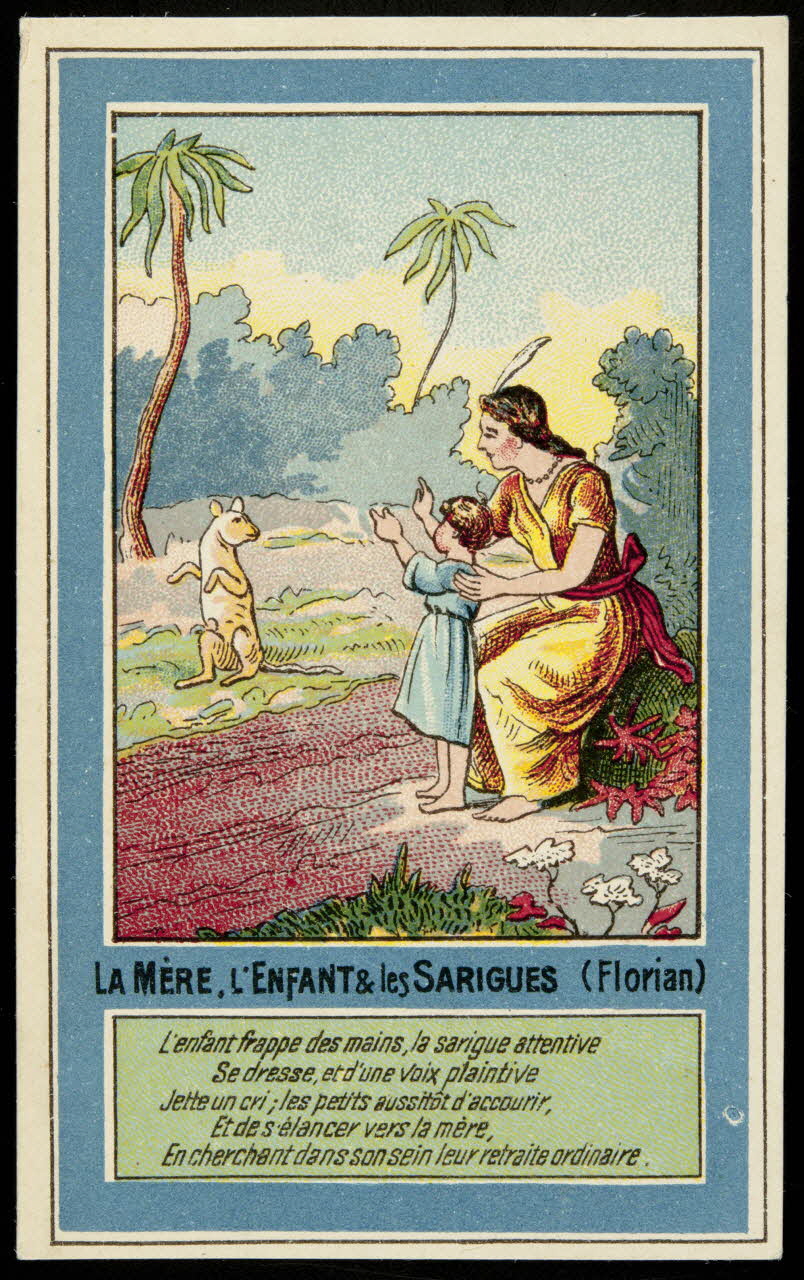 A. Billon carte réclame chromo Paris 1900-1915 1995.1.2570.18 Photo