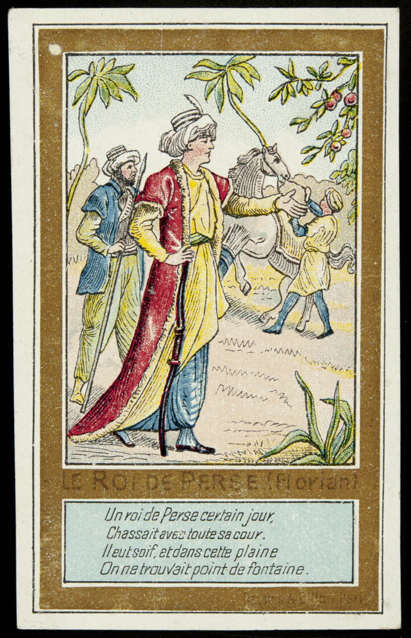 A. Billon carte réclame chromo Paris 1900-1915 1995.1.2570.22 Photo