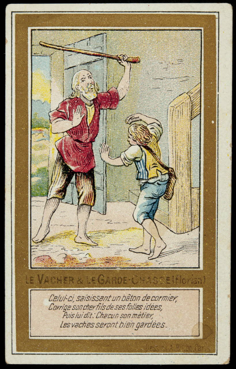 A. Billon carte réclame chromo Paris 1900-1915 1995.1.2570.25 Photo