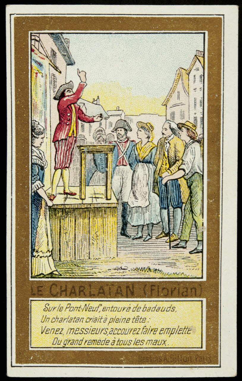 A. Billon carte réclame chromo Paris 1900-1915 1995.1.2570.3 Photo