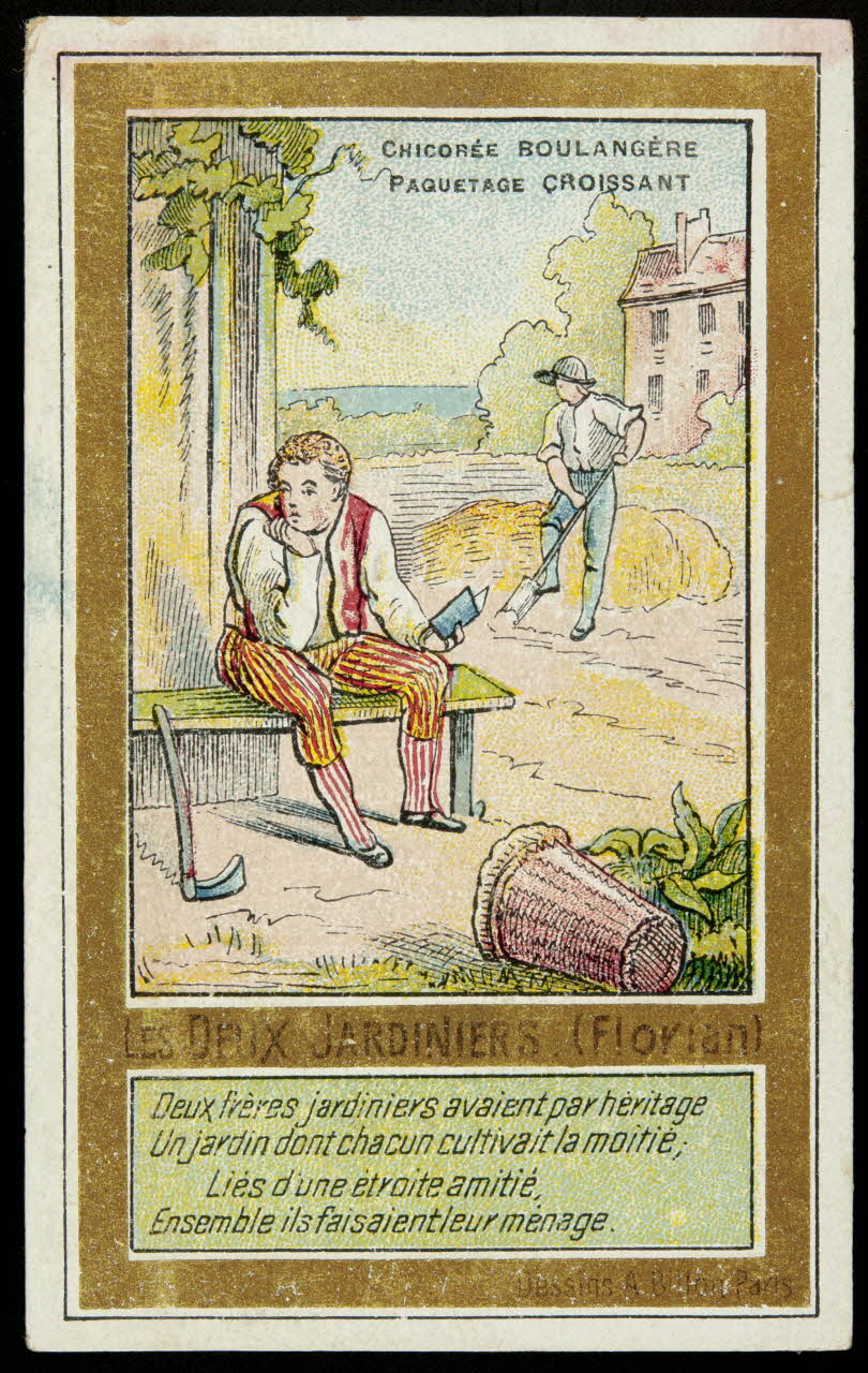 A. Billon carte réclame chromo Paris 1900-1915 1995.1.2570.8 Photo