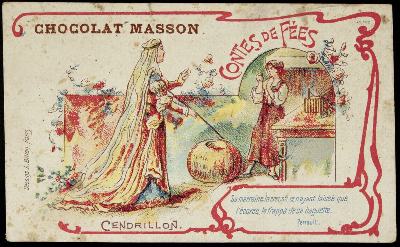 A. Billon carte réclame chromo Paris 1900-1915 1995.1.2571.3 Photo