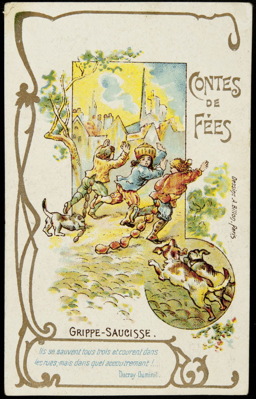 A. Billon carte réclame chromo Paris 1900-1915 1995.1.2571.4 Photo