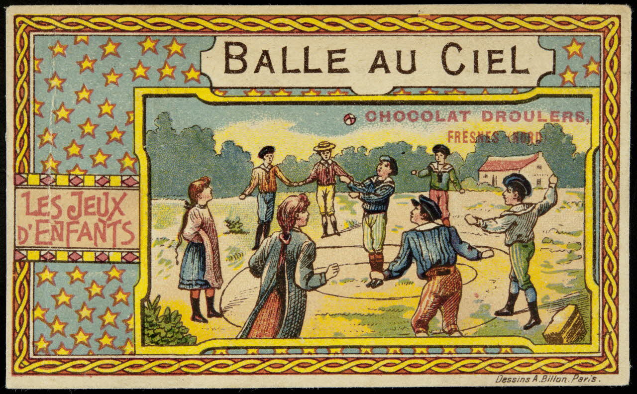 A. Billon carte réclame chromo Paris 1900-1915 1995.1.2573.1 Photo