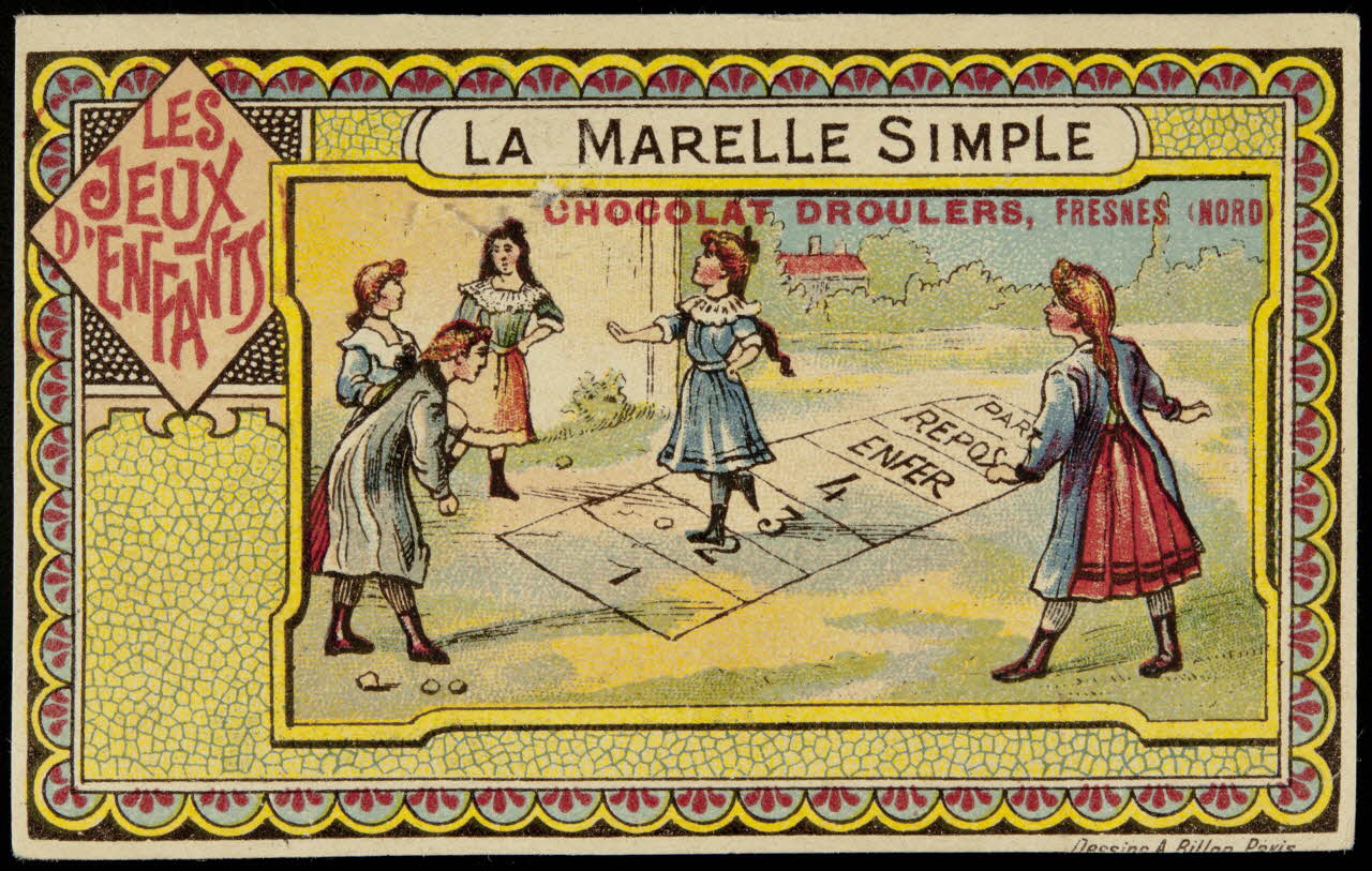 A. Billon carte réclame chromo Paris 1900-1915 1995.1.2573.14 Photo