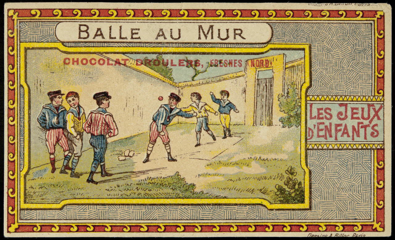 A. Billon carte réclame chromo Paris 1900-1915 1995.1.2573.2 Photo