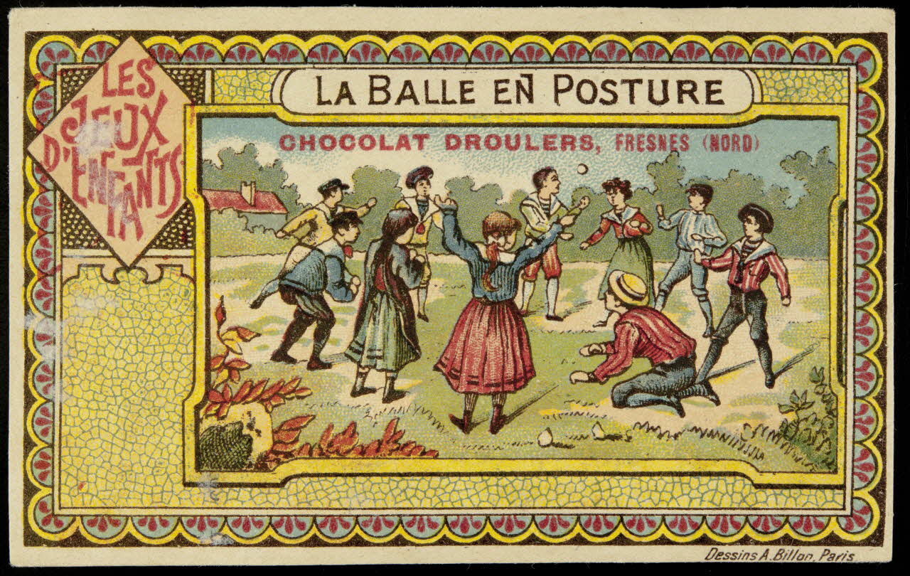 A. Billon carte réclame chromo Paris 1900-1915 1995.1.2573.3 Photo