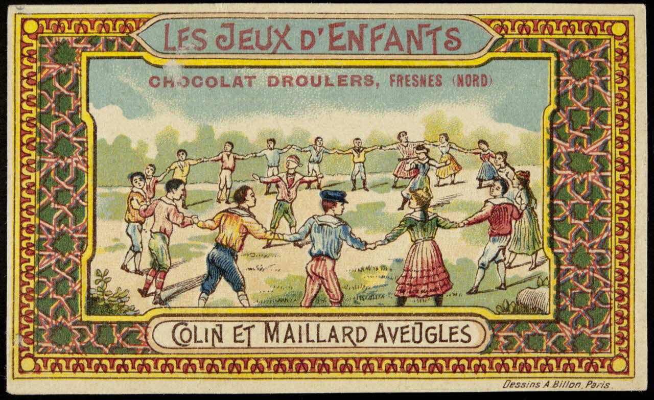 A. Billon carte réclame chromo Paris 1900-1915 1995.1.2573.5 Photo