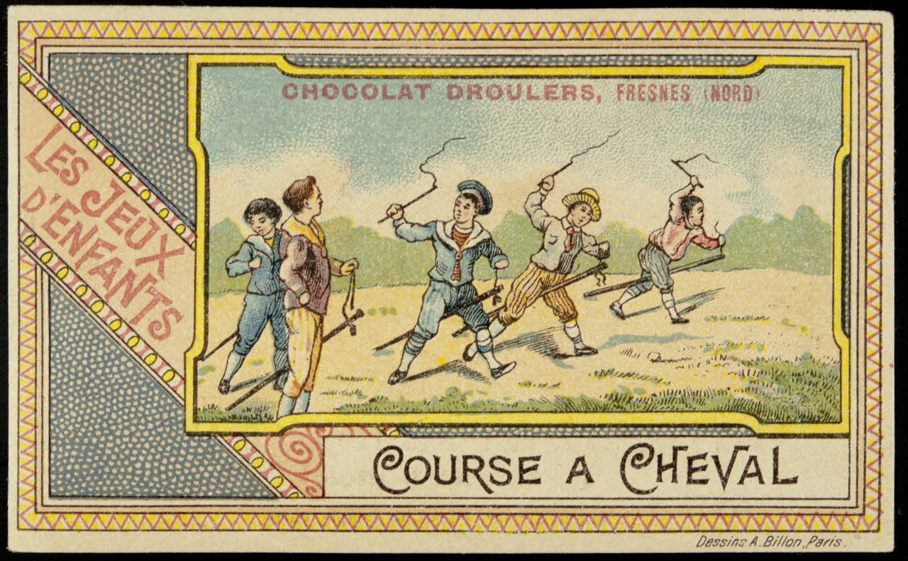 A. Billon carte réclame chromo Paris 1900-1915 1995.1.2573.9 Photo