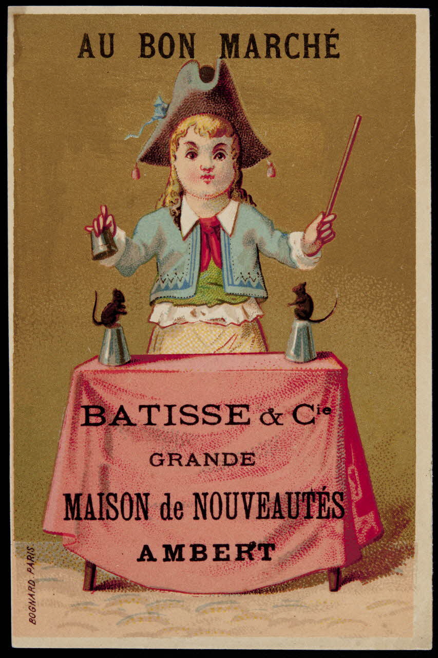 Bognard carte réclame chromo Paris 1876-1890 1995.1.2574.1 Photo