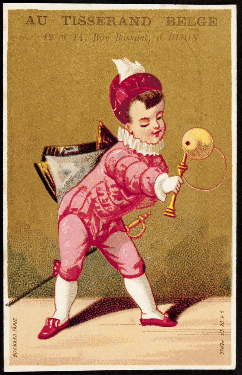 Bognard carte réclame chromo Paris 1876-1890 1995.1.2574.10 Photo