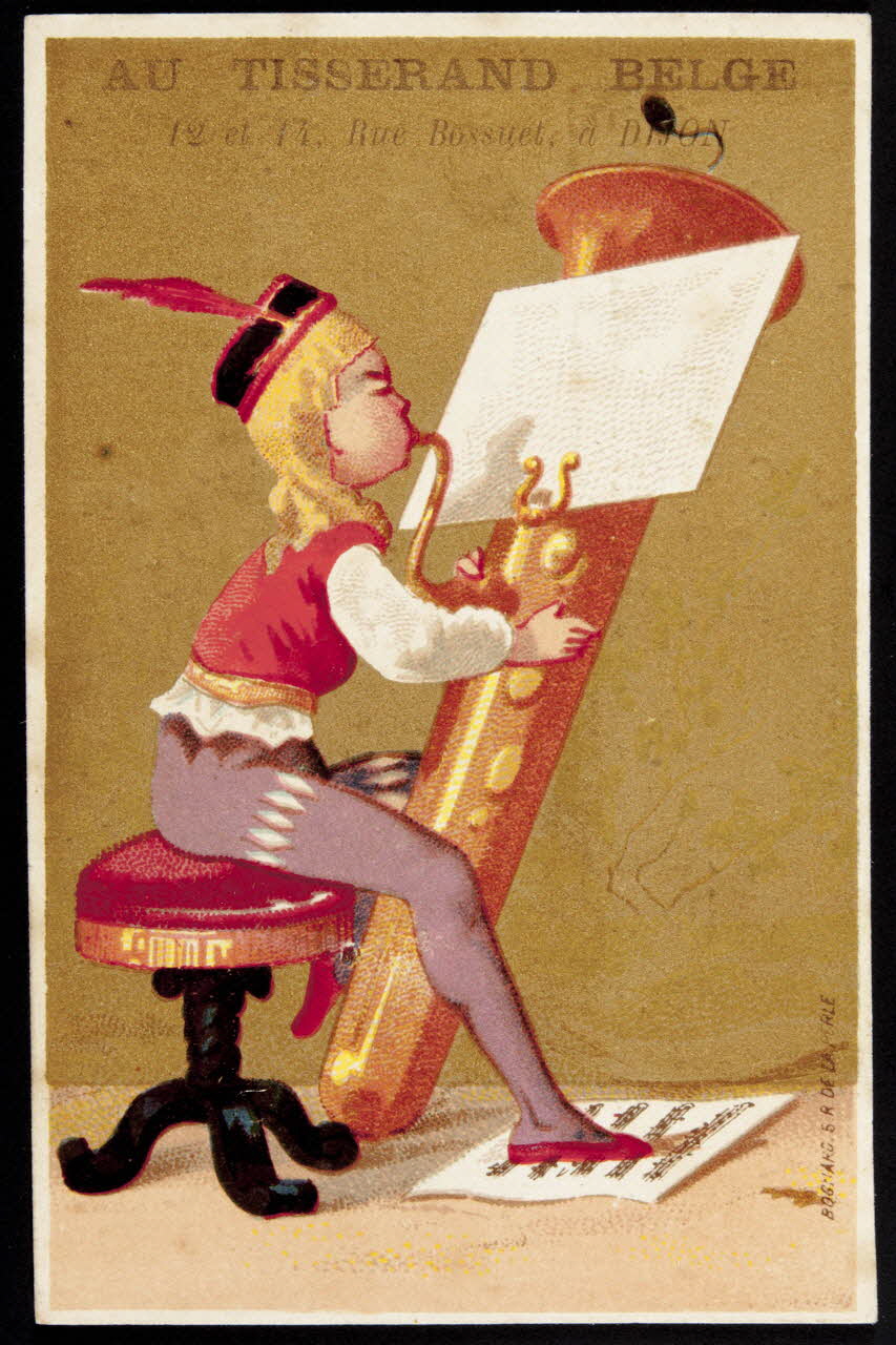 Bognard carte réclame chromo Paris 1876-1890 1995.1.2574.4 Photo