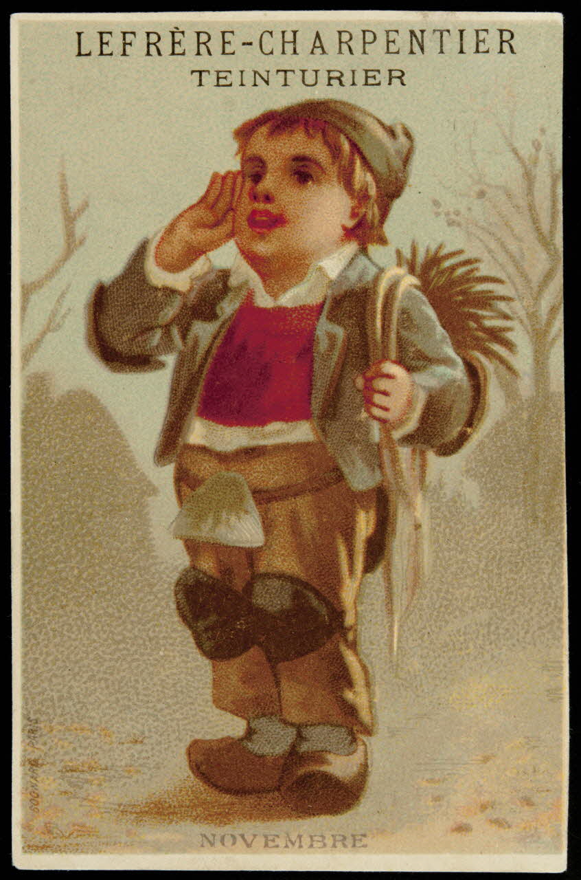 Bognard carte réclame chromo Paris 1876-1890 1995.1.2578.11 Photo