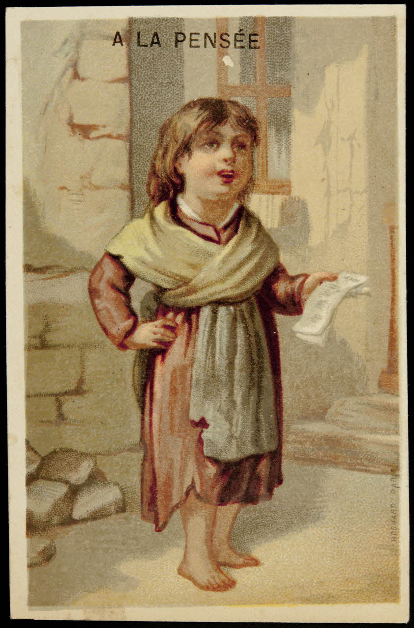 Bognard carte réclame chromo Paris 1876-1890 1995.1.2580.4 Photo