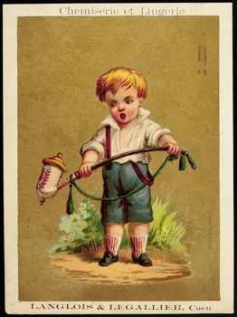 Bognard carte réclame chromo Paris 1876-1890 1995.1.2582.1  Photo