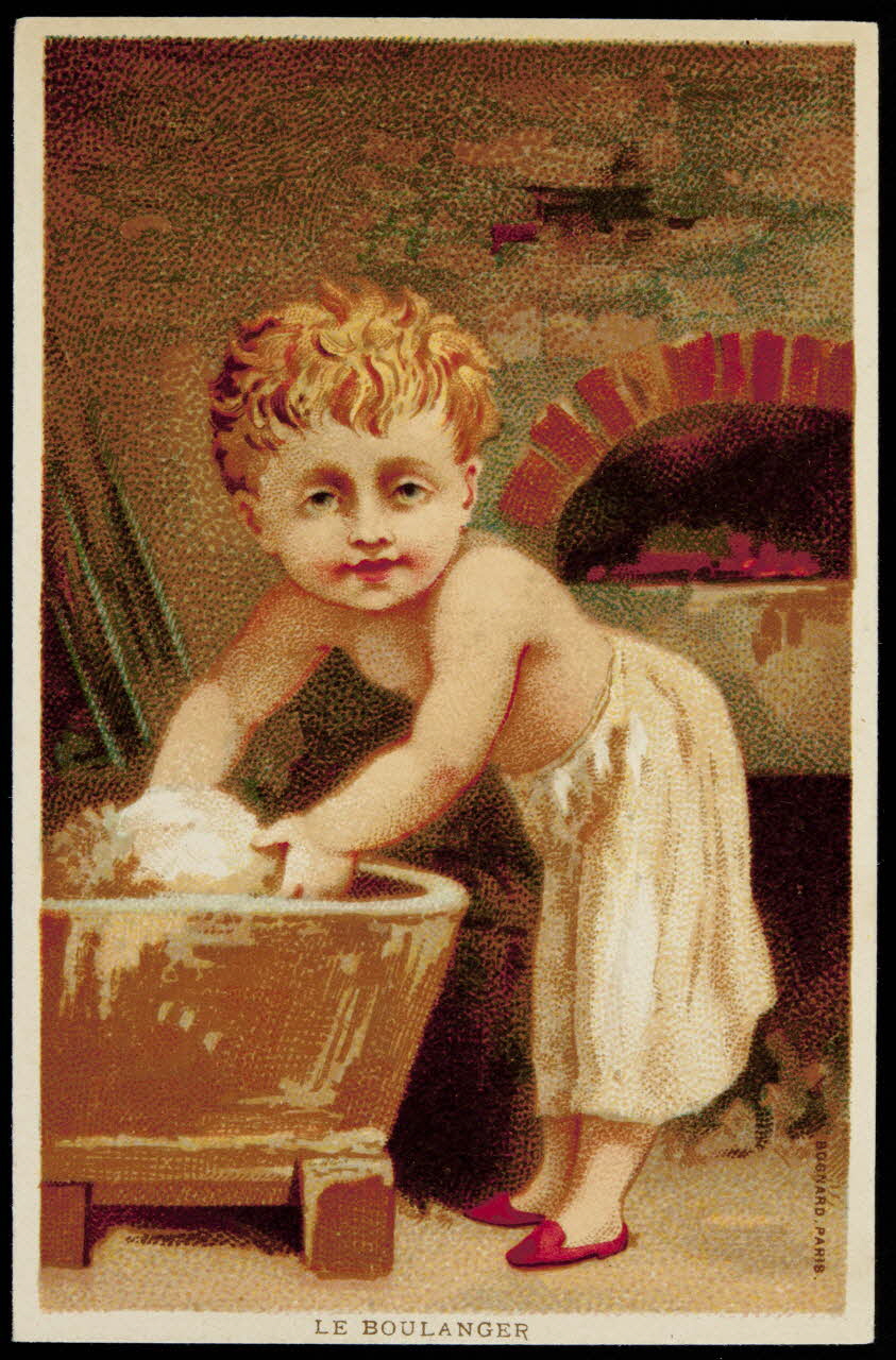 Bognard carte réclame chromo Paris 1876-1890 1995.1.2584.2 Photo