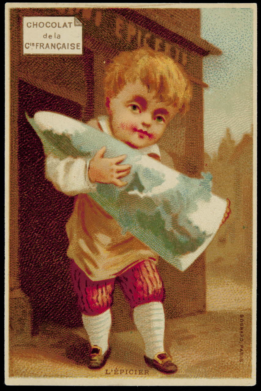 Bognard carte réclame chromo Paris 1876-1890 1995.1.2585.5 Photo