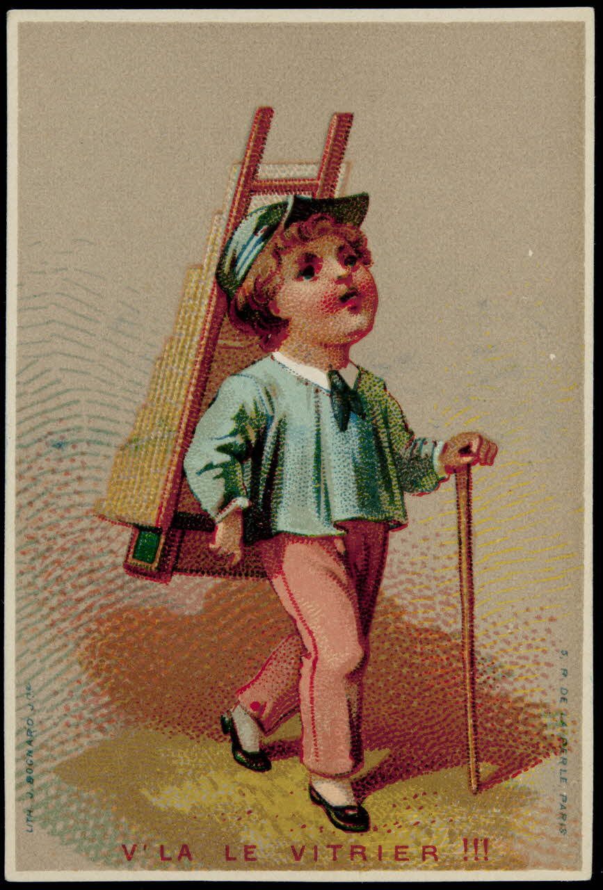 Bognard carte réclame chromo Paris 1876-1890 1995.1.2587.1 Photo