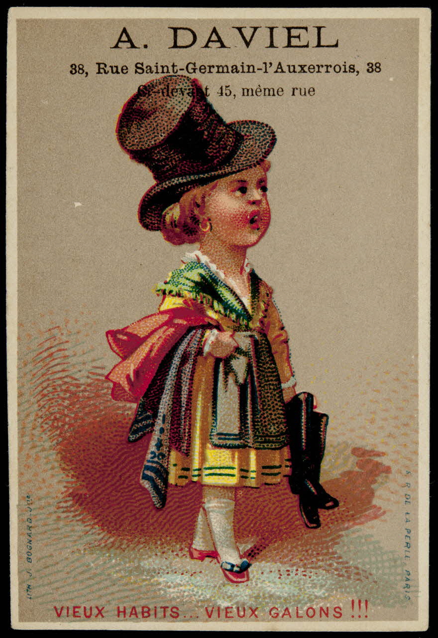 Bognard carte réclame chromo Paris 1876-1890 1995.1.2587.4  Photo
