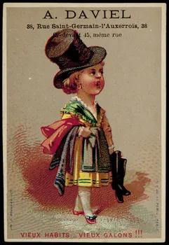 Bognard carte réclame chromo Paris 1876-1890 1995.1.2587.4 Photo