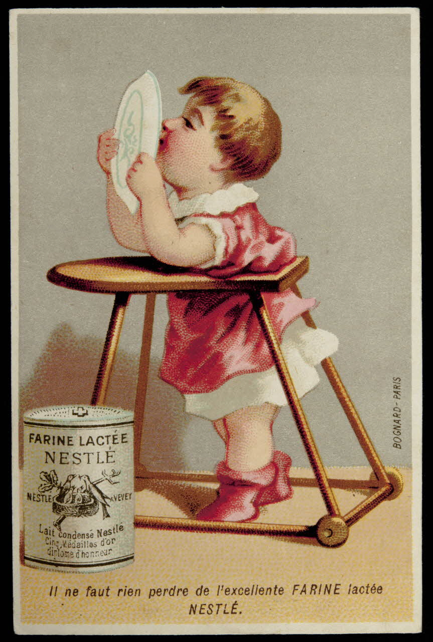 Bognard carte réclame chromo Paris 1876-1890 1995.1.2589.3 Photo