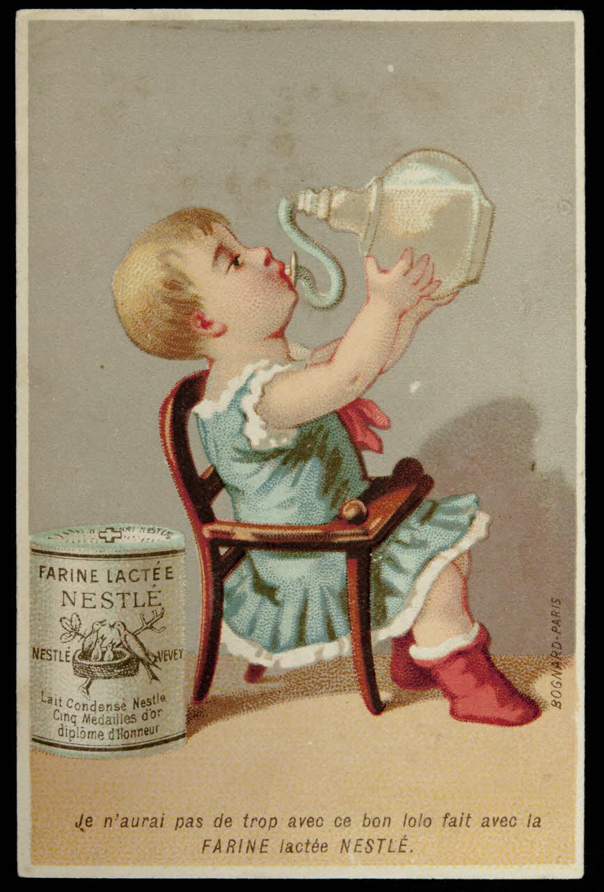 Bognard carte réclame chromo Paris 1876-1890 1995.1.2589.4 Photo (c) Mucem