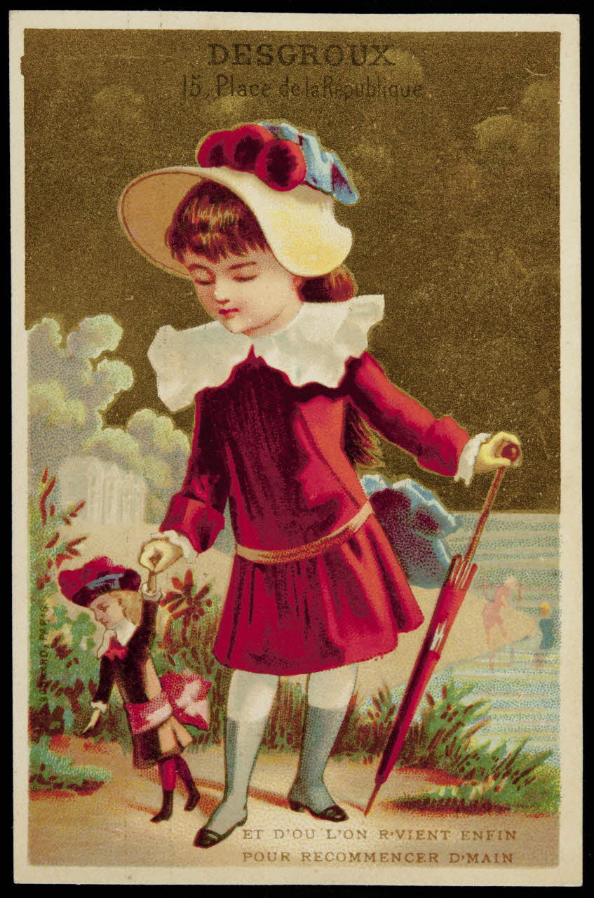 Bognard carte réclame chromo Paris 1876-1890 1995.1.2590.1 Photo