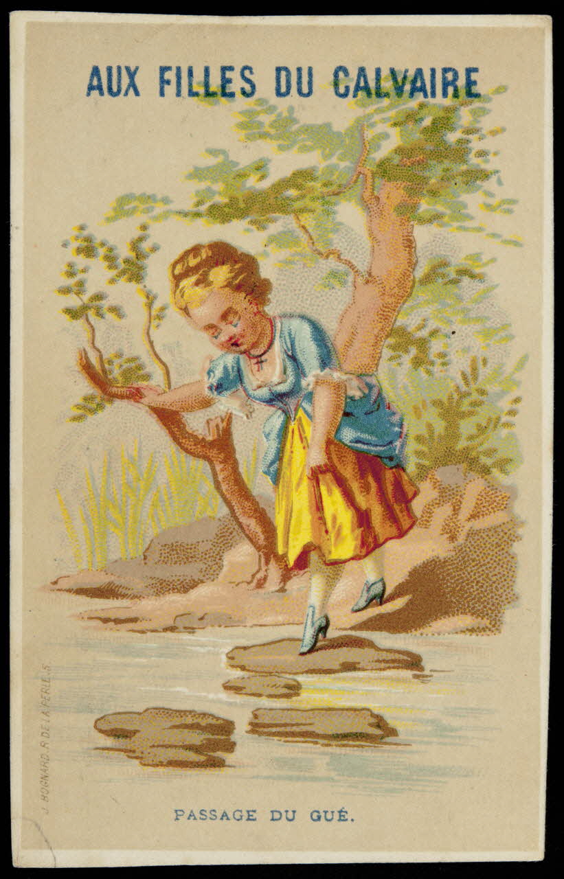 Bognard carte réclame chromo Paris 1876-1890 1995.1.2592.2 Photo