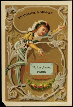 Bognard carte réclame chromo Paris 1876-1890 1995.1.2594.3 Photo