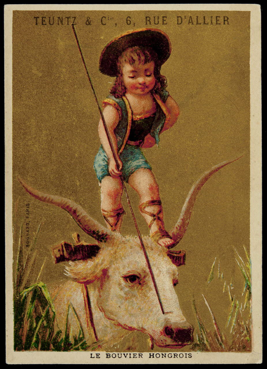 Bognard carte réclame chromo Paris 1876-1890 1995.1.2602.1 Photo