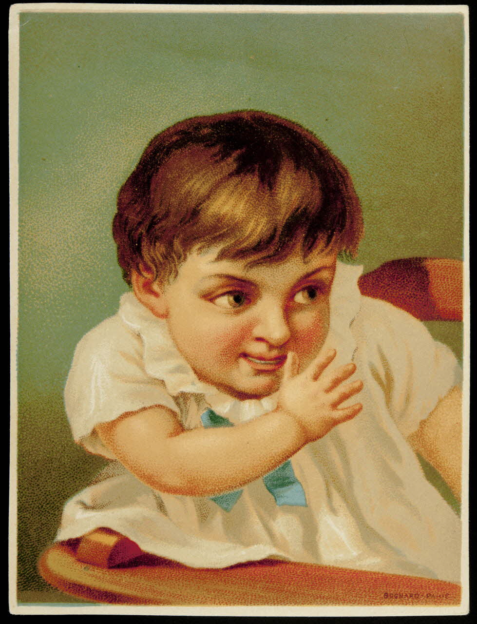 Bognard carte réclame chromo Paris 1876-1890 1995.1.2604.1 Photo