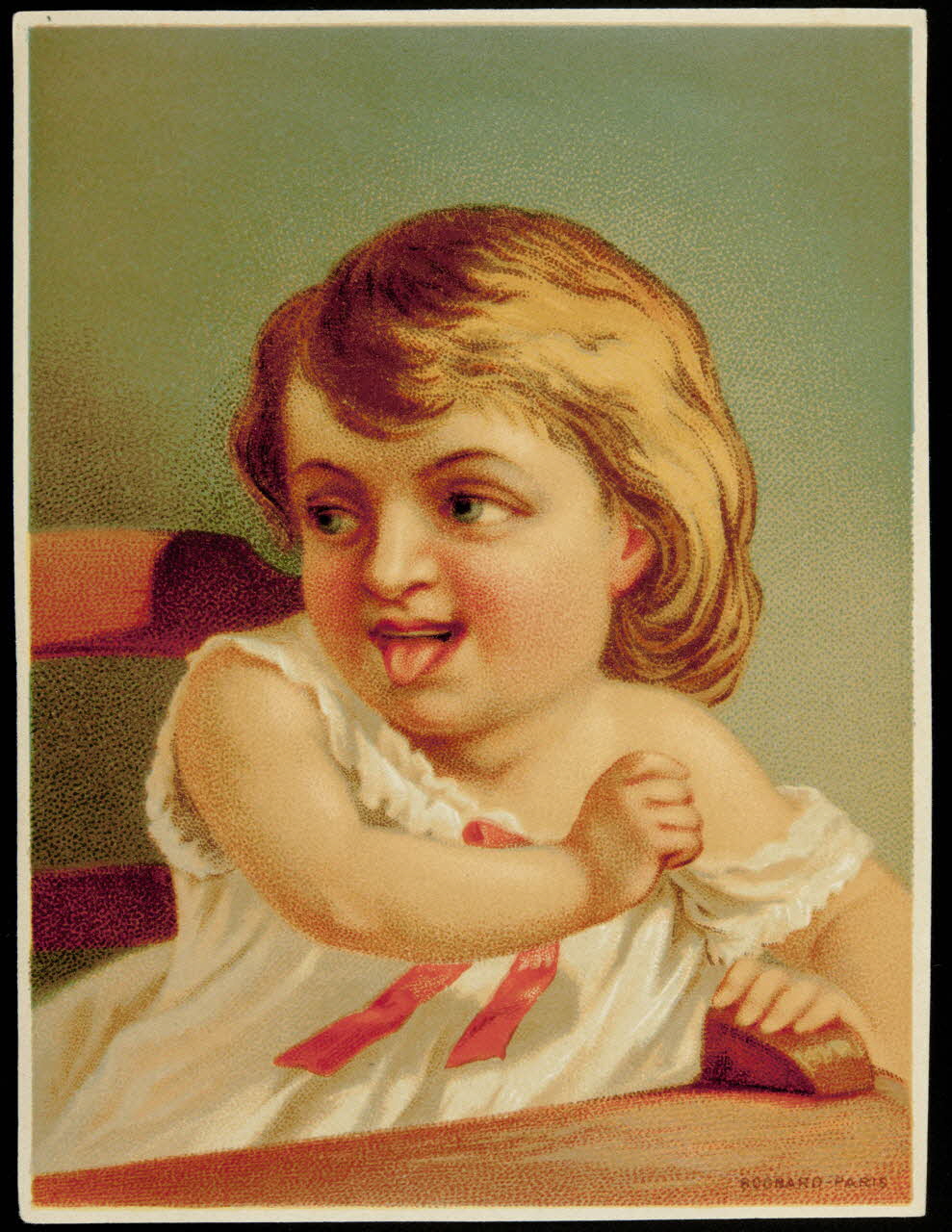 Bognard carte réclame chromo Paris 1876-1890 1995.1.2604.2 Photo