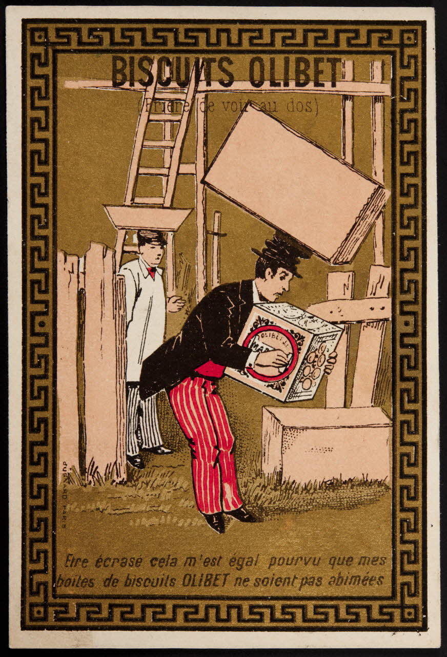 Bognard carte réclame chromo Paris 1882-1890 1995.1.2606.2 Photo