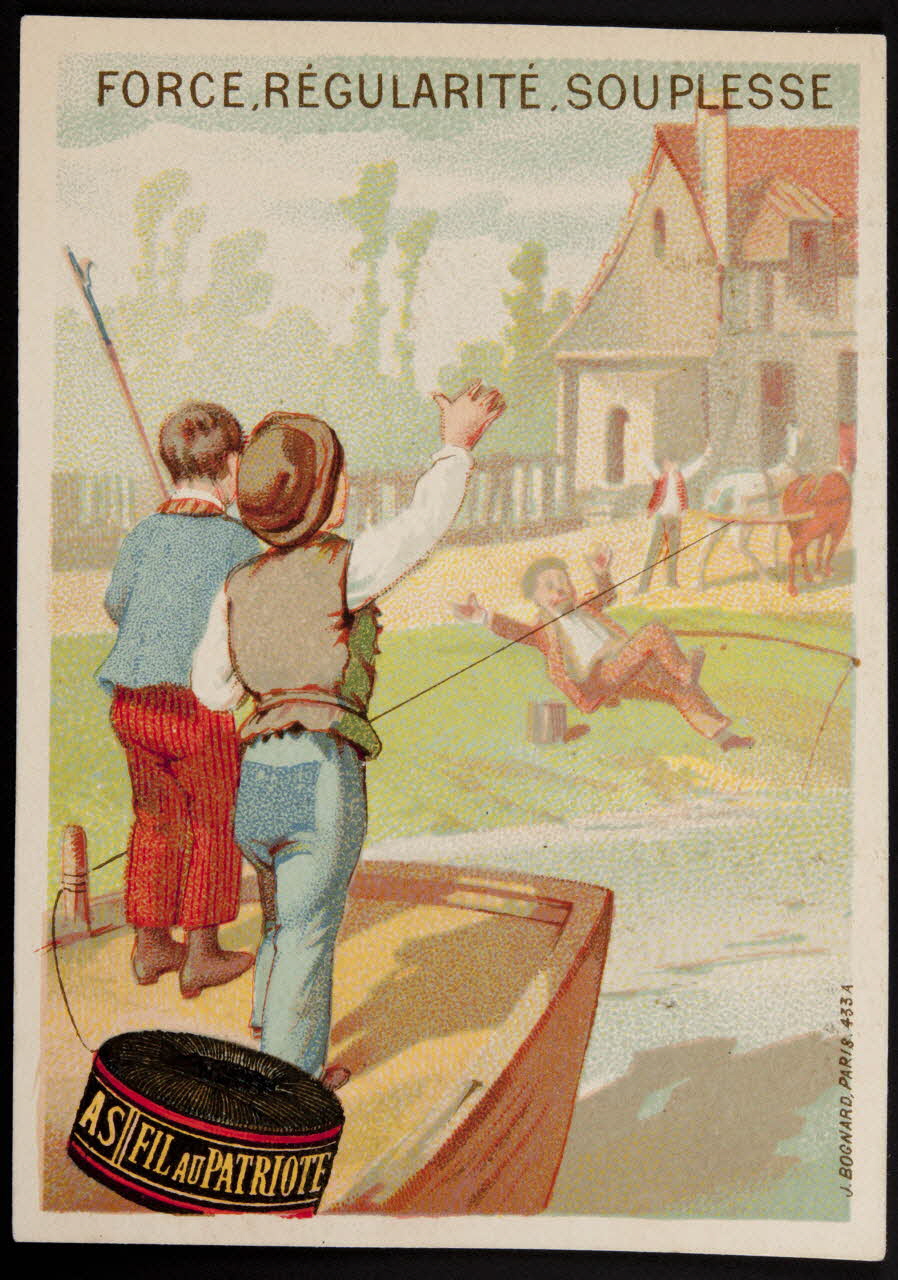 Bognard carte réclame chromo Paris 1876-1890 1995.1.2607.5 Photo