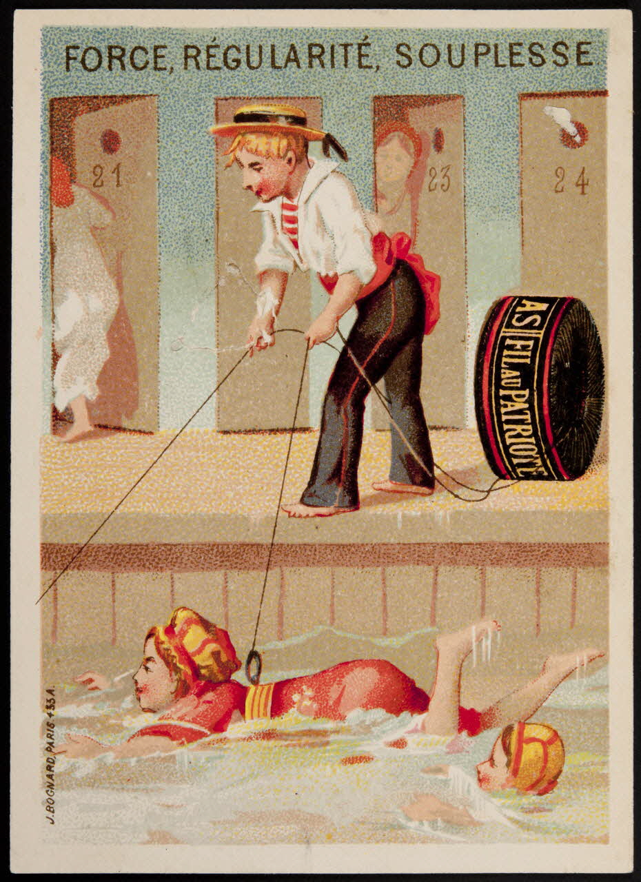 Bognard carte réclame chromo Paris 1876-1890 1995.1.2607.6 Photo