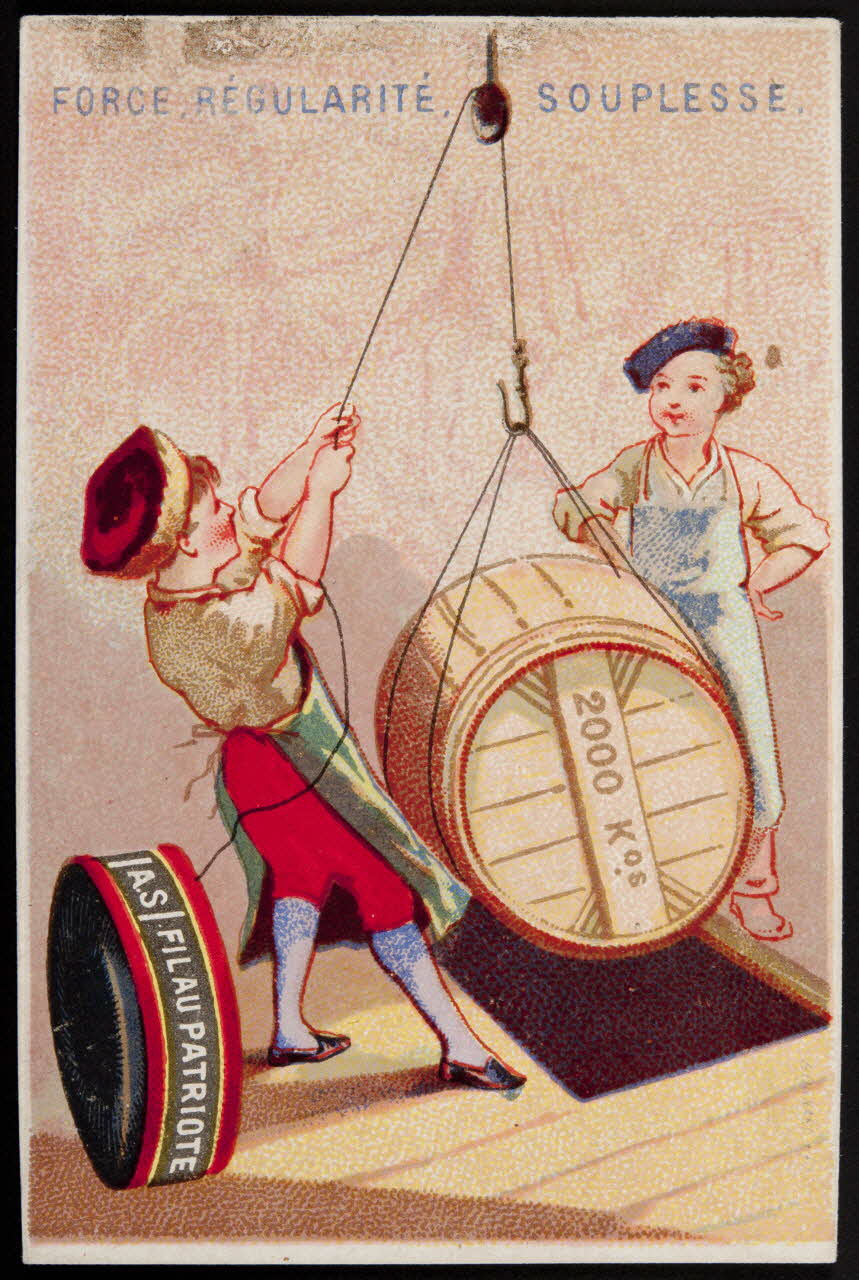 Bognard carte réclame chromo Paris 1876-1890 1995.1.2608.1 Photo