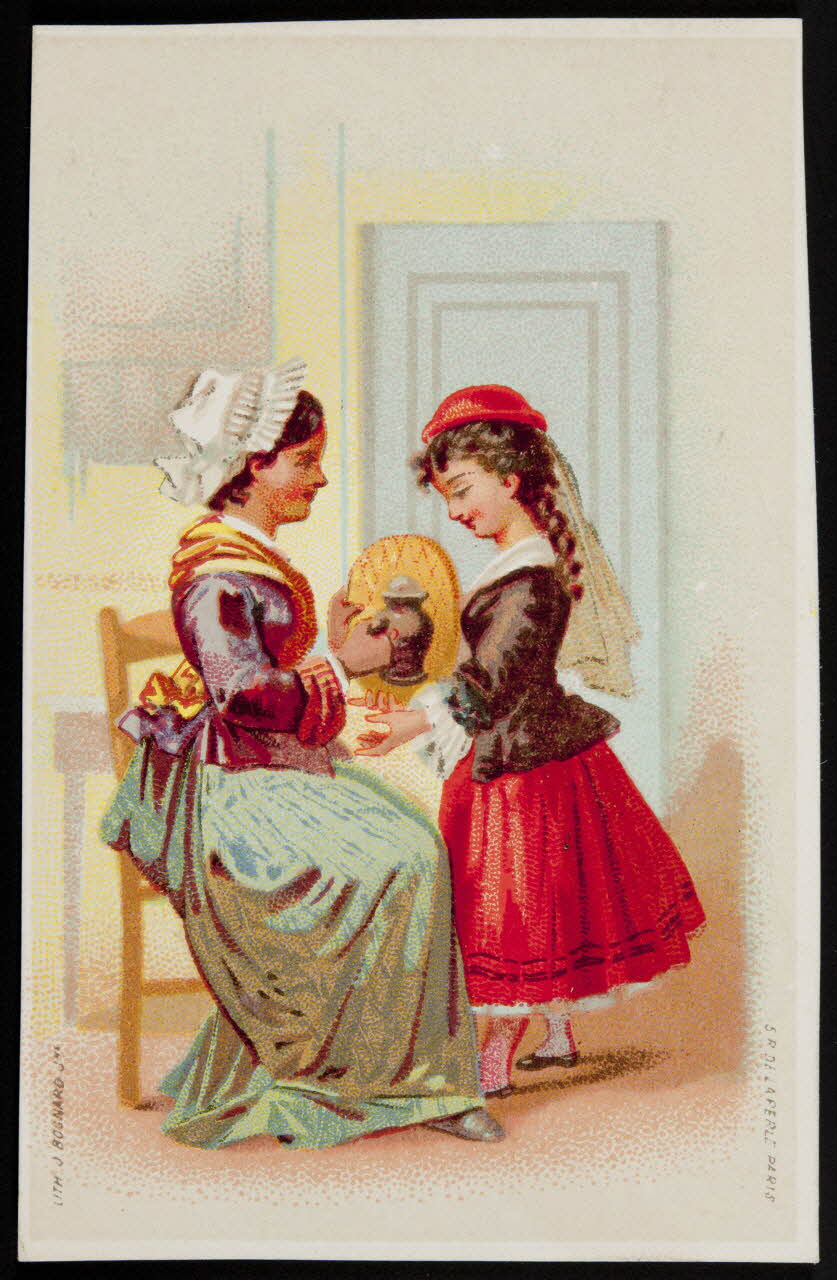 Bognard carte réclame chromo Paris 1876-1890 1995.1.2610.1 Photo