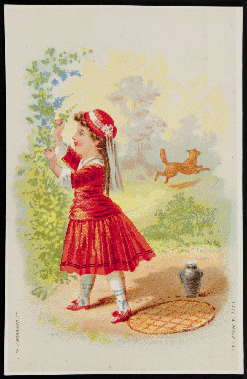 Bognard carte réclame chromo Paris 1876-1890 1995.1.2610.3 Photo