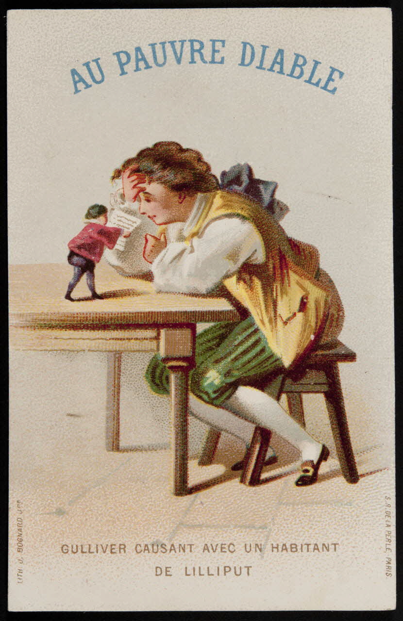 Bognard carte réclame chromo Paris 1876-1890 1995.1.2611.1 Photo