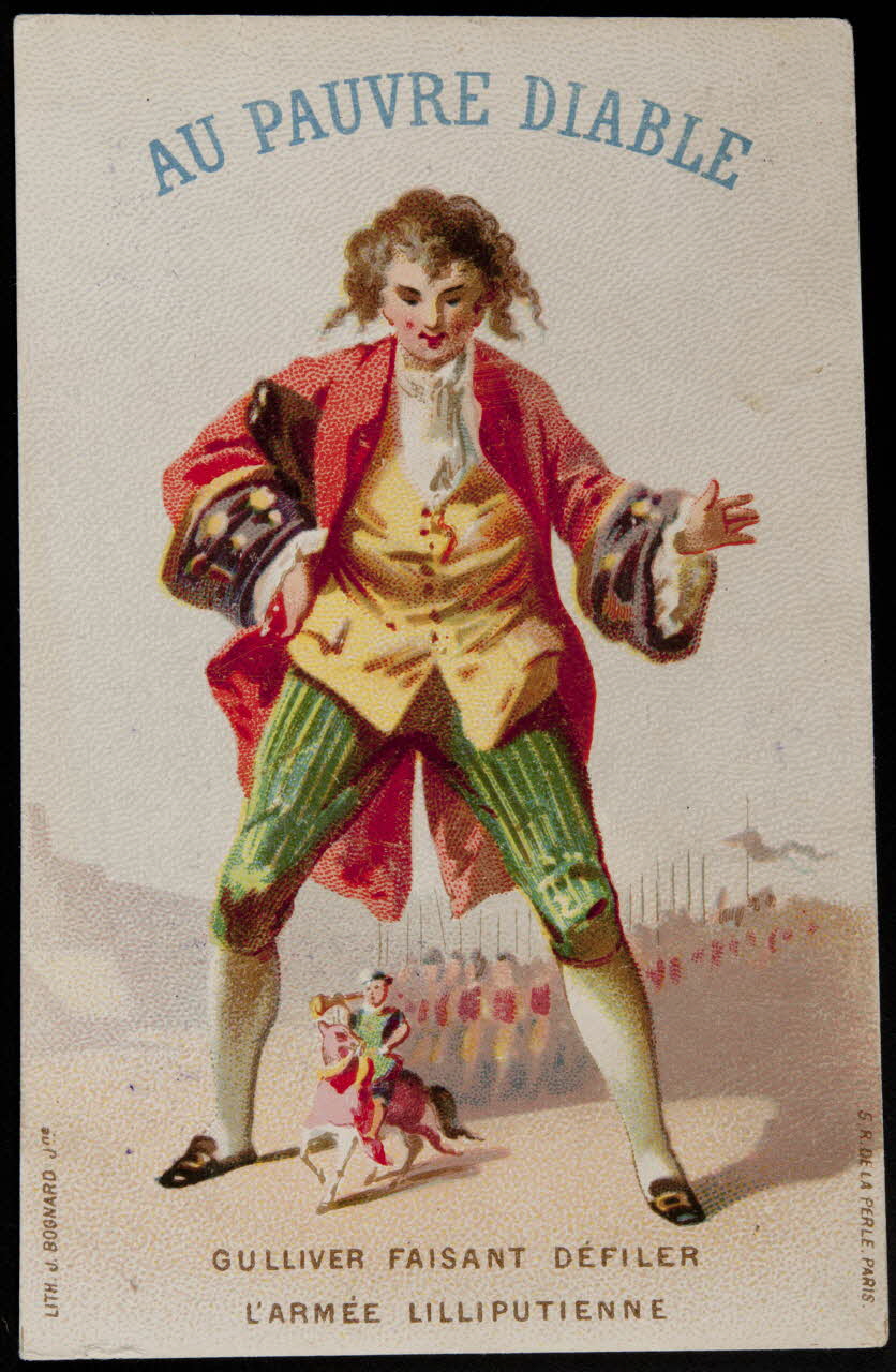 Bognard carte réclame chromo Paris 1876-1890 1995.1.2611.2 Photo