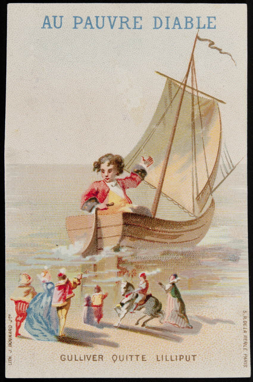 Bognard carte réclame chromo Paris 1876-1890 1995.1.2611.3 Photo