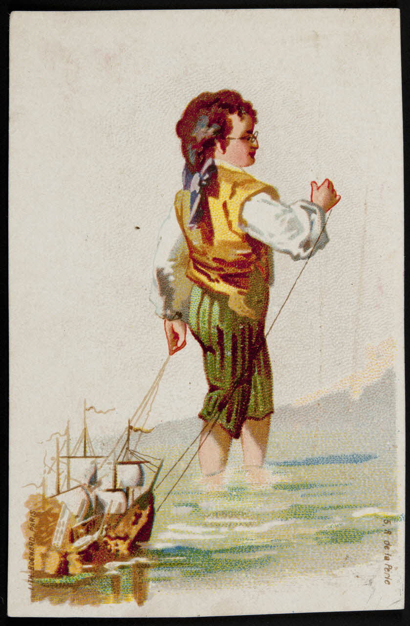 Bognard carte réclame chromo Paris 1876-1890 1995.1.2611.4 Photo