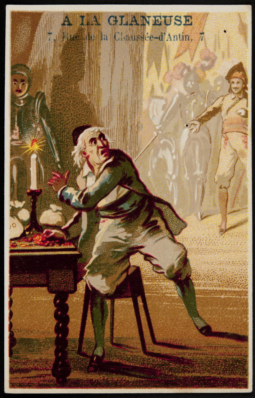 Bognard carte réclame chromo Paris 1876-1890 1995.1.2614.3 Photo