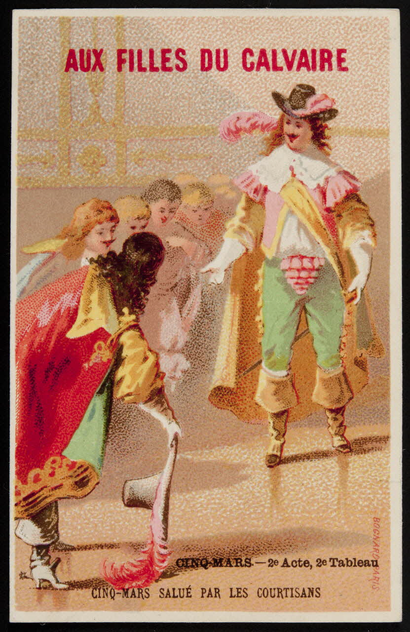 Bognard carte réclame chromo Paris 1876-1890 1995.1.2615.3 Photo